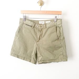 ⭐️ Anthropologie | Faded Green Chino Shorts